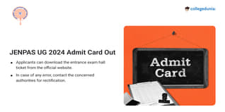 JENPAS UG 2024 Admit Card Out @wbjeeb.nic.in, Get Direct Link Here